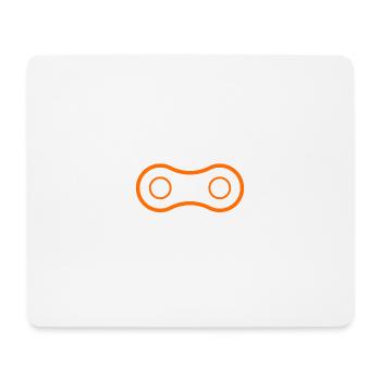 Minimal kleine Kette. - Mousepad (Querformat) - Weiß - Vorne
