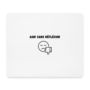 t-shirt original - Tapis de souris (format paysage) - blanc - Devant