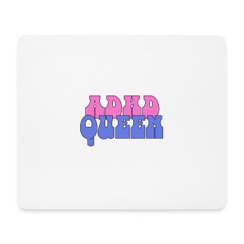ADHD Queen - Mouse Pad (horizontal) - white - Front