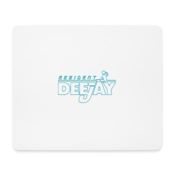 DJ RESIDENT - Mousepad (Querformat) - Weiß - Vorne