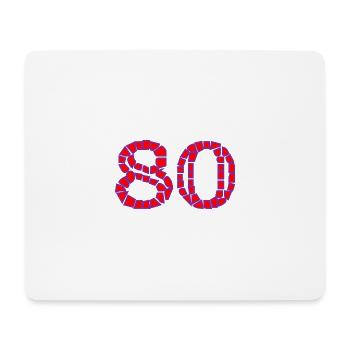 ANNIVERSAIRE. HAPPY BIRTHDAY. JOYEUX ANNIVERSAIRE. - Tapis de souris (format paysage) - blanc - Devant