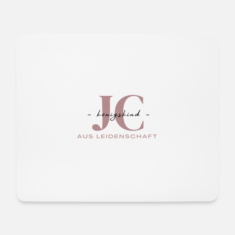 Königs kind aus Leidenschaft Königs melawerttext - Mousepad (Querformat) - Weiß