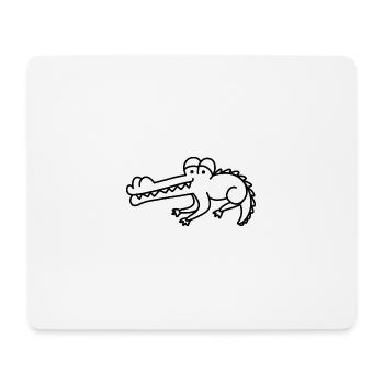 Anti-Zoo Quatorze - Tapis de souris (format paysage) - blanc - Devant