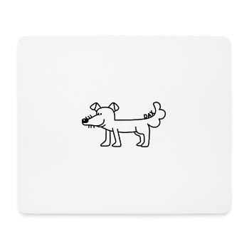Anti-Zoo Dax - Mousepad (Querformat) - Weiß - Vorne
