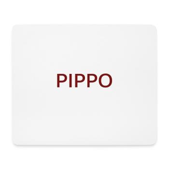PIPPO red - Mouse Pad (horizontal) - white - Front