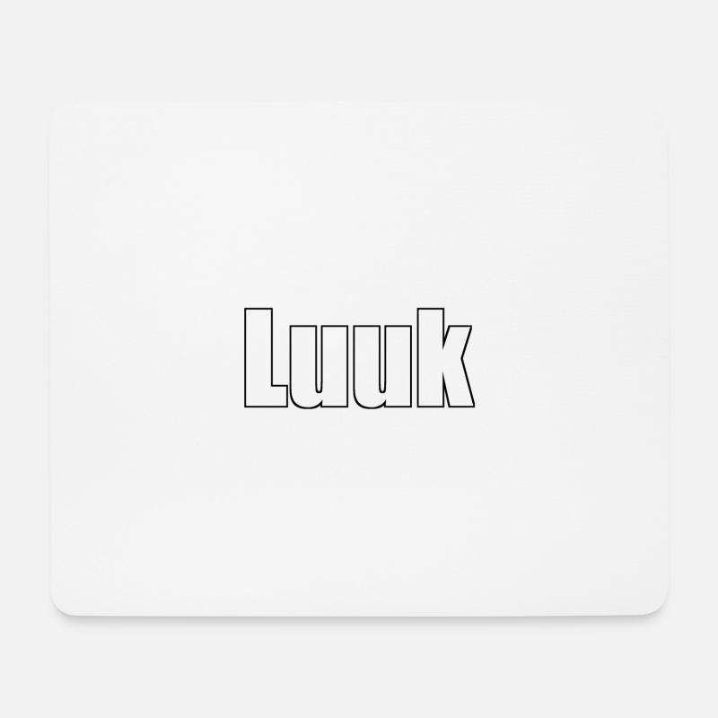 Luuk - Mouse Pad (horizontal) - white