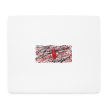 Paix - Tapis de souris (format paysage) - blanc - Devant
