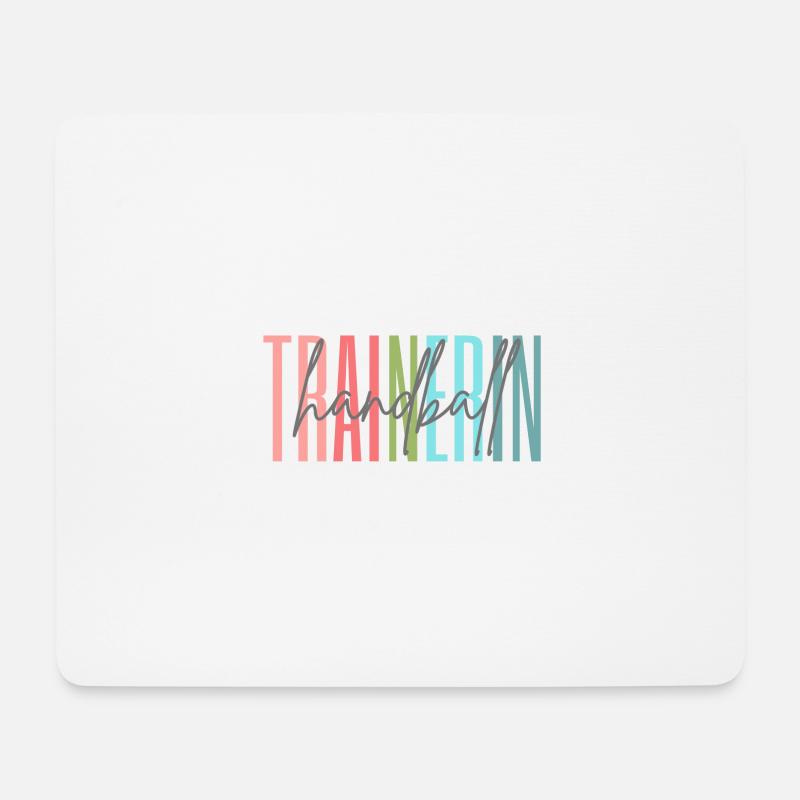 Trainerin Handball Handballtrainerin Geschenk - Mousepad (Querformat) - Weiß