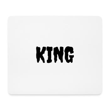 Ich bin ein König - Mousepad (Querformat) - Weiß - Vorne