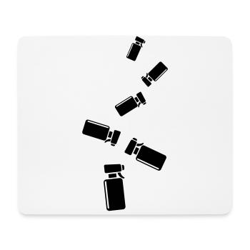 Icône Coiffeur - Tapis de souris (format paysage) - blanc - Devant