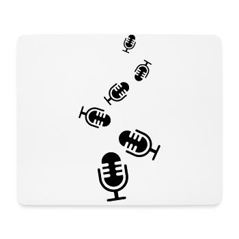 Microphone icon - Mouse Pad (horizontal) - white - Front