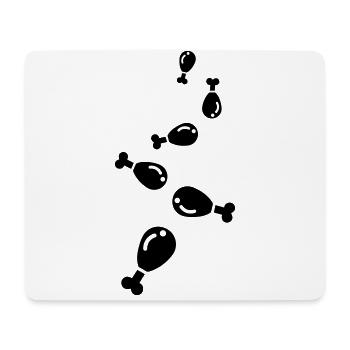 Chicken icon symbol - Mouse Pad (horizontal) - white - Front