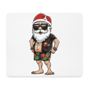 Père Noël Vacances Père Noël - Tapis de souris (format paysage) - blanc - Devant