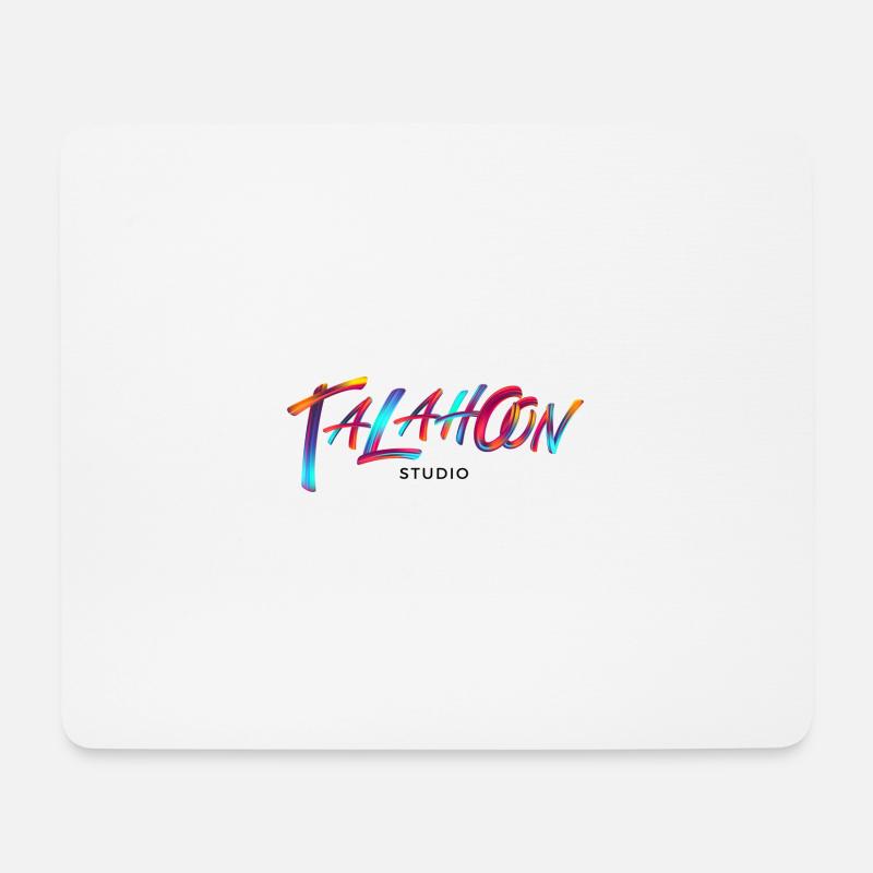 Talahoon Studios Rainbow Brushed (bright clothes) - Mousepad (Querformat) - Weiß