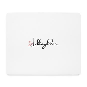 Lieblingslehrer Geschenk Lehrer Schüler - Mousepad (Querformat) - Weiß - Vorne