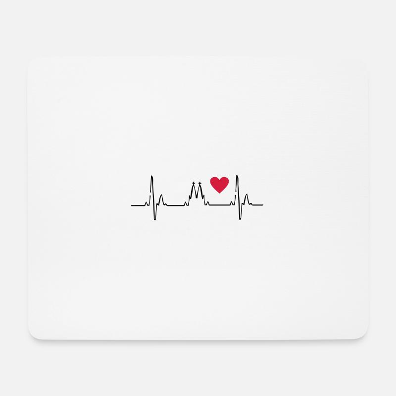 Köln - Mousepad (Querformat) - Weiß