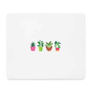 flowers - Mouse Pad (horizontal) - white - Front