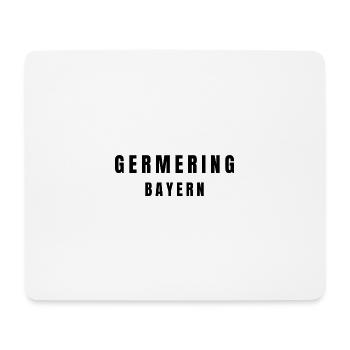 Germering, Bavière - Tapis de souris (format paysage) - blanc - Devant