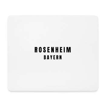 Rosenheim, Bavière - Tapis de souris (format paysage) - blanc - Devant