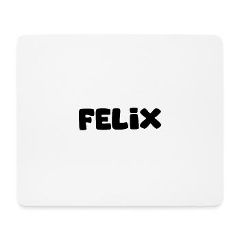 Name - Felix - Mouse Pad (horizontal) - white - Front