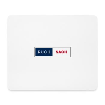 Ruck-Sack-Franzos - Mousepad (Querformat) - Weiß - Vorne