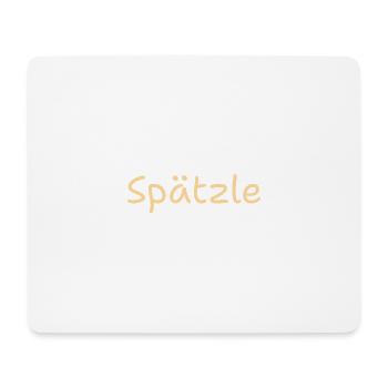 Spätzle - Mousepad (Querformat) - Weiß - Vorne