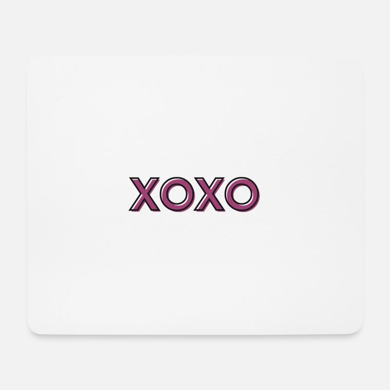 xoxo - Mouse Pad (horizontal) - white