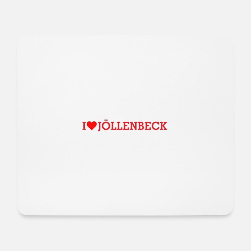 I LOVE BIELEFELD JÖLLENBECK R - Mousepad (Querformat) - Weiß