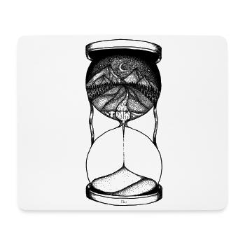 Time is running out! - Mouse Pad (horizontal) - white - Front