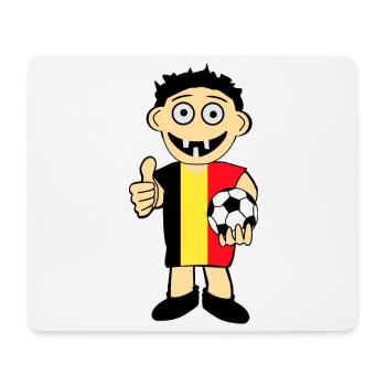 Belgischer Junge - Mousepad (Querformat) - Weiß - Vorne