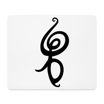 Hakuna Matata - African Symbol - Mousepad (Querformat) - Weiß - Vorne