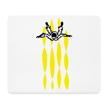 parachutisme - Tapis de souris (format paysage) - blanc - Devant