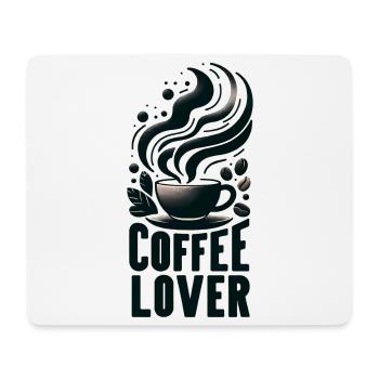 Coffee Lover - Mouse Pad (horizontal) - white - Front