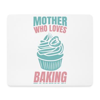 Maman qui aime faire de la pâtisserie - Tapis de souris (format paysage) - blanc - Devant