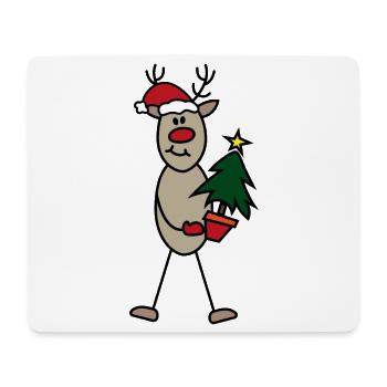 Funny Christmas - Mouse Pad (horizontal) - white - Front