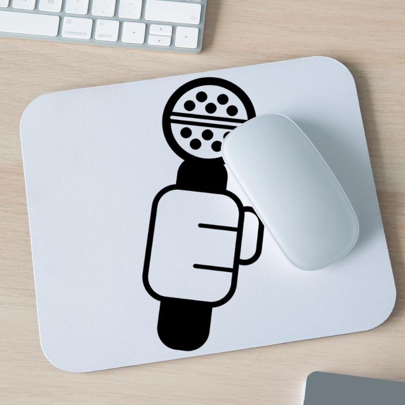 Microphone Check Microphone, Microphone, Mike, MC, Hi Mouse Pad (horizontal)