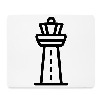 Control Tower - Mouse Pad (horizontal) - white - Front
