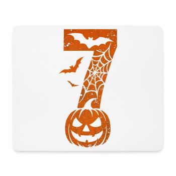 Fun 67 Zahl 6-7 6 7 Passende Halloween Sechs Siebe - Mousepad (Querformat) - Weiß - Vorne