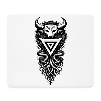 Heiliges Symbol des slawischen Gottes - Mousepad (Querformat) - Weiß - Vorne