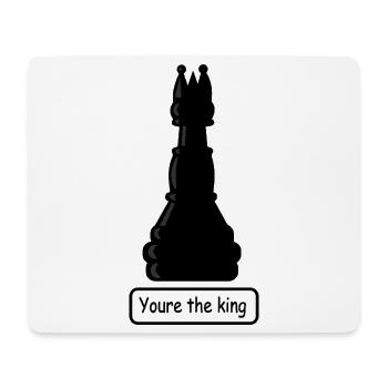 You_are_the_king - Tapis de souris (format paysage) - blanc - Devant