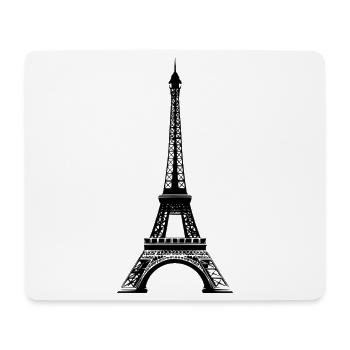 Eiffel tower - Mouse Pad (horizontal) - white - Front