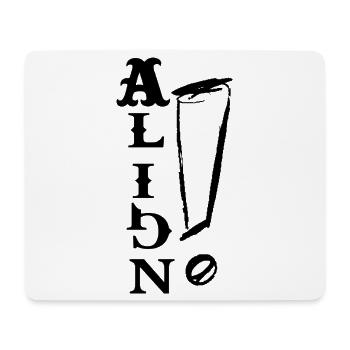ALIGN – Signature Design - Mouse Pad (horizontal) - white - Front