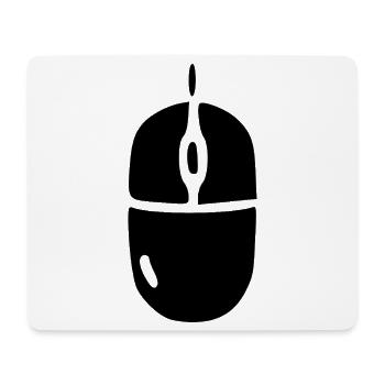 Souris Ordinateur Souris Souris Cadeau - Tapis de souris (format paysage) - blanc - Devant