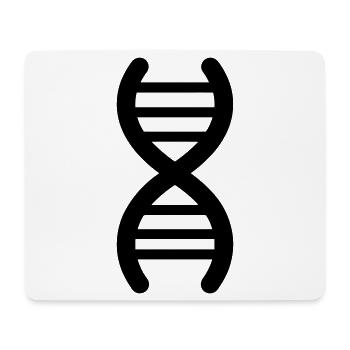 Genetik - Mousepad (Querformat) - Weiß - Vorne