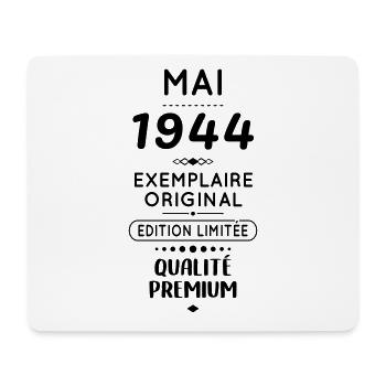 80th Anniversary - May 1944 Original - Mouse Pad (horizontal) - white - Front
