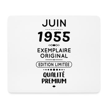 70 Years Anniversary - June 1955 Original - Mouse Pad (horizontal) - white - Front
