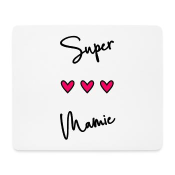 FÊTE DES MÈRES. BONNE FÊTE MAMIE. JE T'AIME MAMIE. - Tapis de souris (format paysage) - blanc - Devant