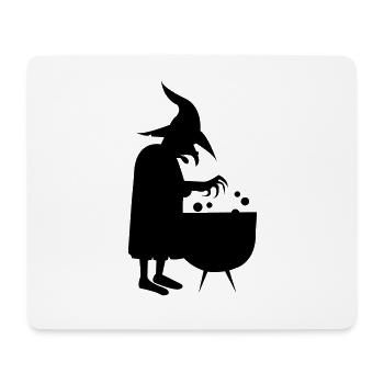 witch - Mouse Pad (horizontal) - white - Front