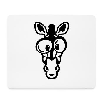 zebra drawing animals 2510 - Mouse Pad (horizontal) - white - Front