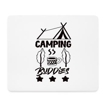 Camping Freunde Zelten Pfadfinder Geschenk - Mousepad (Querformat) - Weiß - Vorne
